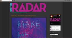 Desktop Screenshot of offtheradarmusic.com