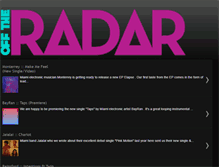 Tablet Screenshot of offtheradarmusic.com